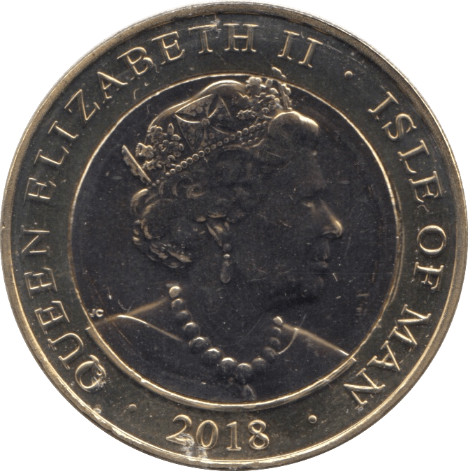 2018 TT TWO POUNDS ISLE OF MAN - WORLD COINS - Cambridgeshire Coins