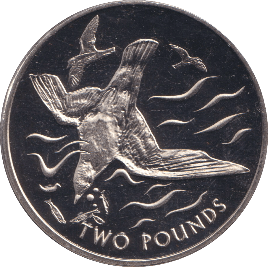 2018 TWO POUNDS BLUE PETREL BRITISH ANTARCTIC TERRITORY - WORLD COINS - Cambridgeshire Coins
