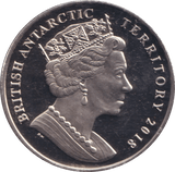 2018 TWO POUNDS BLUE PETREL BRITISH ANTARCTIC TERRITORY - WORLD COINS - Cambridgeshire Coins