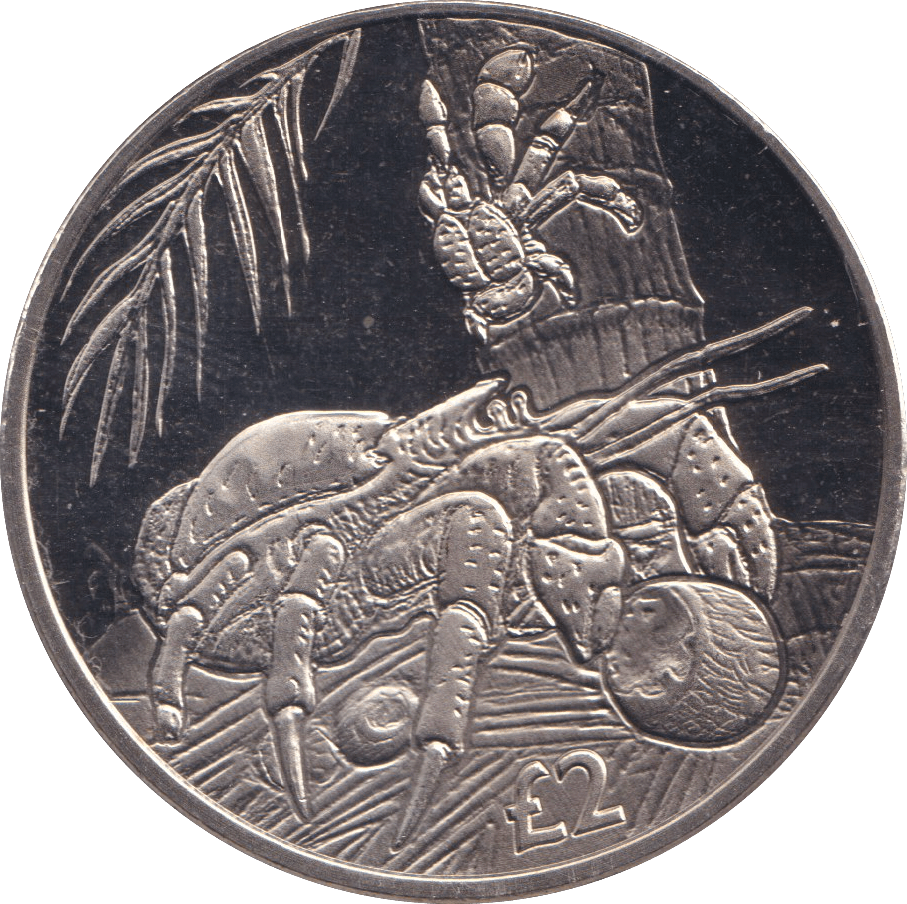 2018 TWO POUNDS COCONUT CRABS BRITISH INDIAN OCEAN TERRITORY - WORLD COINS - Cambridgeshire Coins