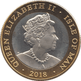 2018 TWO POUNDS ISLE OF MAN - WORLD COINS - Cambridgeshire Coins