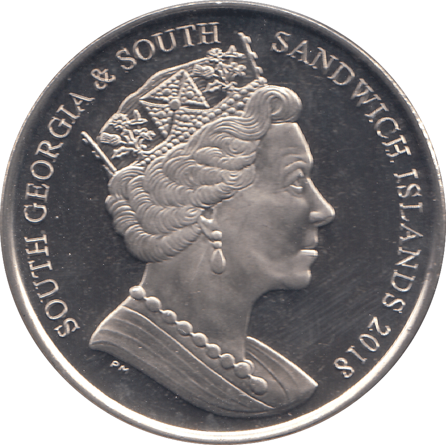 2018 TWO POUNDS QUEEN ELIZABETH SAPPHIRE CORONATION ( BU ) - WORLD COINS - Cambridgeshire Coins