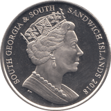 2018 TWO POUNDS QUEEN ELIZABETH SAPPHIRE CORONATION ( BU ) - WORLD COINS - Cambridgeshire Coins