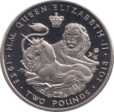 2018 TWO POUNDS THE LION AND THE UNICORN BRITISH INDIAN OCEAN TERRITORY - WORLD COINS - Cambridgeshire Coins