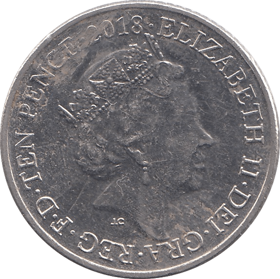 2018 YEOMAN TEN PENCE UK - WORLD COINS - Cambridgeshire Coins