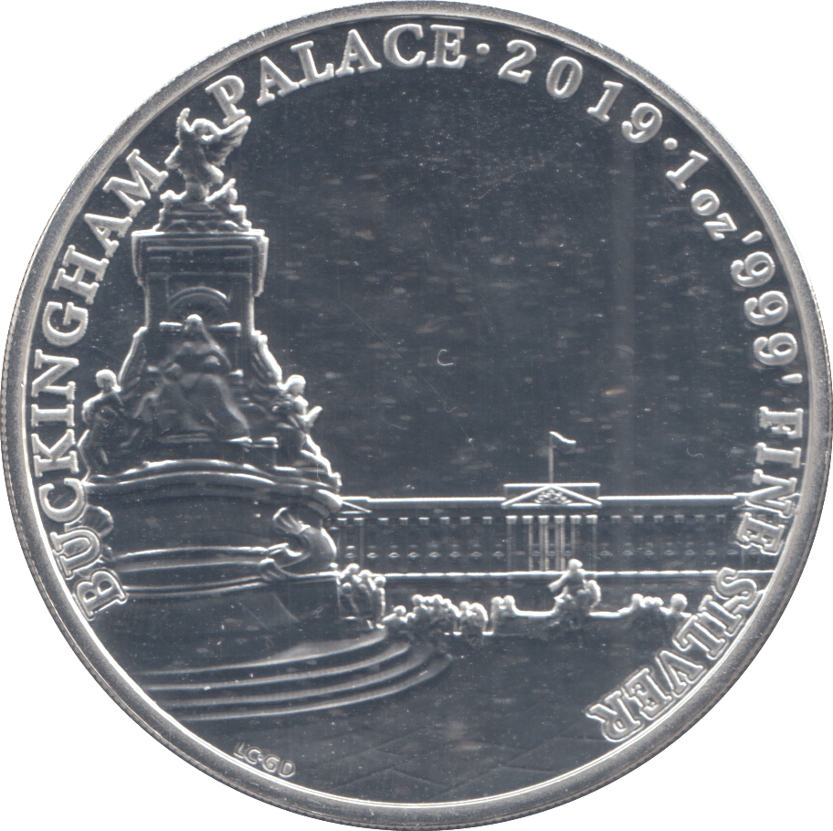 2019 1 OZ FINE SILVER 999 PROOF 2 POUNDS - SILVER WORLD COINS - Cambridgeshire Coins