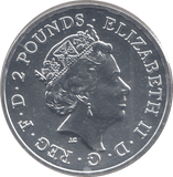 2019 1 OZ FINE SILVER 999 PROOF 2 POUNDS - SILVER WORLD COINS - Cambridgeshire Coins