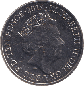 2019 10P F - FISH ( BU ) - 10p BU - Cambridgeshire Coins