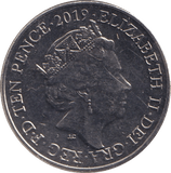 2019 10P F - FISH ( BU ) - 10p BU - Cambridgeshire Coins