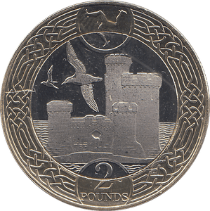 2019 2 POUND FORT ISLE OF MAN ( BU ) - WORLD COINS - Cambridgeshire Coins