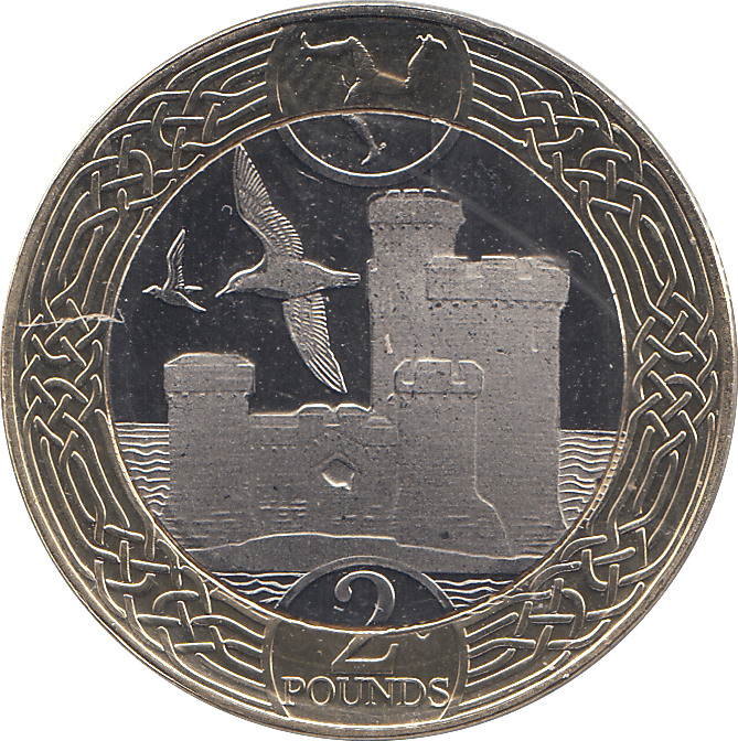 2019 2 POUND FORT ISLE OF MAN ( BU ) - WORLD COINS - Cambridgeshire Coins
