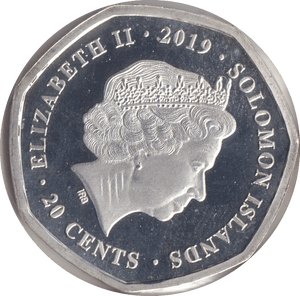 2019 20 CENTS SOLOMON ISLANDS - WORLD COINS - Cambridgeshire Coins