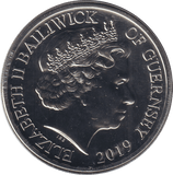 2019 £5 BAILIWICK OF GUERNSEY - WORLD COINS - Cambridgeshire Coins