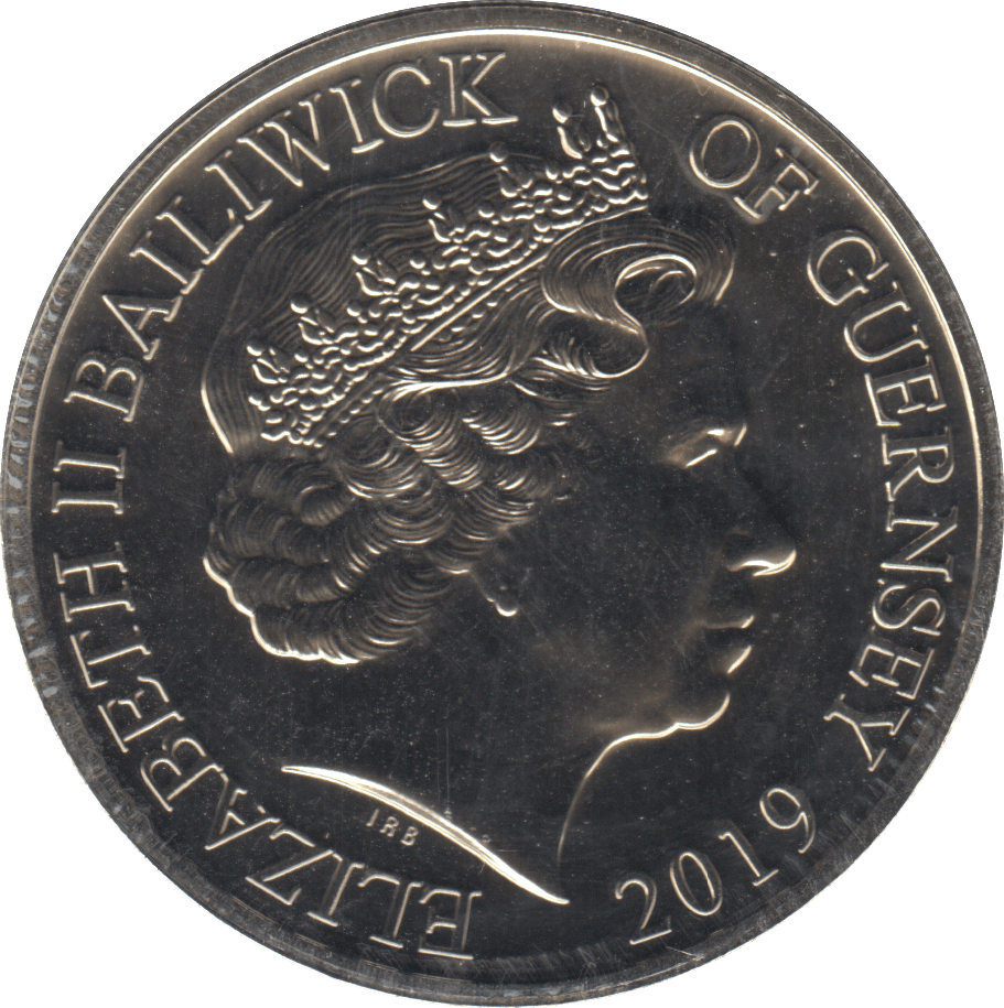 2019 £5 D - DAY GUERNSEY BU - WORLD COINS - Cambridgeshire Coins