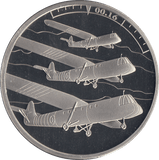 2019 £5 JERSEY 0:16 GLIDERS APPROACH NORMANDY - £5 Proof - Cambridgeshire Coins