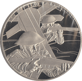 2019 £5 JERSEY 11:00 CANADIAN TROOPS - £5 Proof - Cambridgeshire Coins