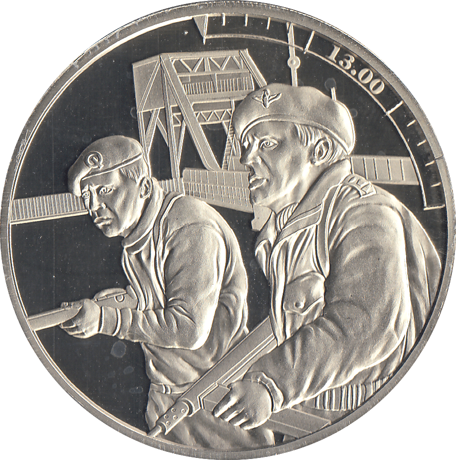 2019 £5 JERSEY 13:00 BRITISH COMMANDOS - £5 Proof - Cambridgeshire Coins