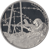 2019 £5 JERSEY 14:00 FIGHTING ON PERIERS RIDGE - £5 Proof - Cambridgeshire Coins
