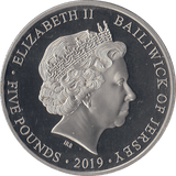 2019 £5 JERSEY 17:00 29TH INFANTRY - £5 Proof - Cambridgeshire Coins