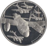 2019 £5 JERSEY 2:00 BOMBERS LEAVE BRITAIN - £5 Proof - Cambridgeshire Coins