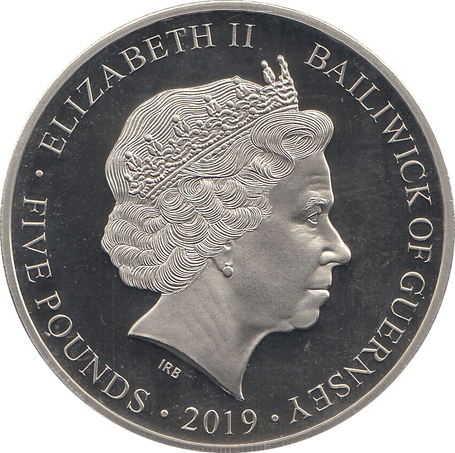 2019 £5 JERSEY 21:20 OPPERATION MALLARD - £5 Proof - Cambridgeshire Coins