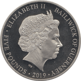 2019 £5 JERSEY 21:20 OPPERATION MALLARD - £5 Proof - Cambridgeshire Coins