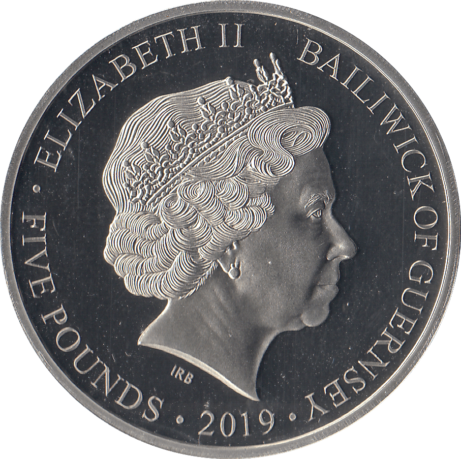 2019 £5 JERSEY 22:00 GLIDERS AND HAMILCARS - £5 Proof - Cambridgeshire Coins