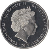 2019 £5 JERSEY 22:00 GLIDERS AND HAMILCARS - £5 Proof - Cambridgeshire Coins