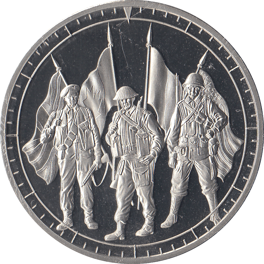 2019 £5 JERSEY LIBERATION BEGINS - £5 Proof - Cambridgeshire Coins