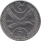 2019 5 PENCE SEAGULL ISLE OF MAN ( BU ) - WORLD COINS - Cambridgeshire Coins