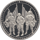 2019 5 POUNDS D DAY ALLIED ARMIES ( PROOF ) - WORLD COINS - Cambridgeshire Coins