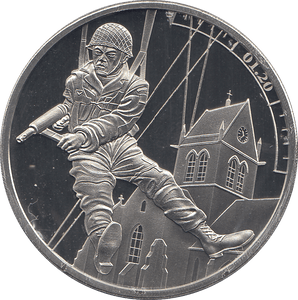2019 5 POUNDS D DAY LANDING 1:20 ( PROOF ) - WORLD COINS - Cambridgeshire Coins