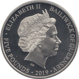 2019 5 POUNDS D DAY LANDING 1:20 ( PROOF ) - WORLD COINS - Cambridgeshire Coins