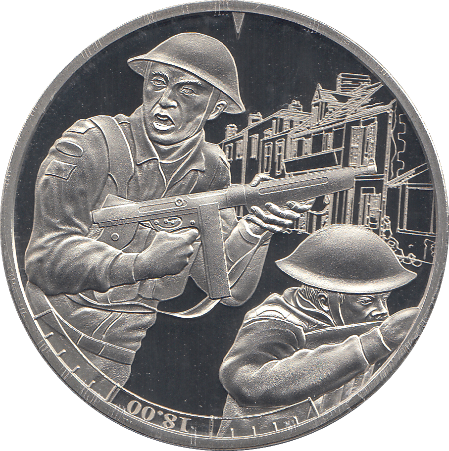 2019 5 POUNDS D DAY LANDING 18:00 ( PROOF ) - WORLD COINS - Cambridgeshire Coins