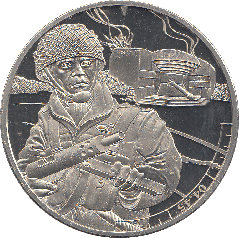 2019 5 POUNDS D DAY LANDING 4:45 ( PROOF ) - WORLD COINS - Cambridgeshire Coins