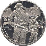 2019 5 POUNDS D DAY LANDING 7:25 ( PROOF ) - WORLD COINS - Cambridgeshire Coins