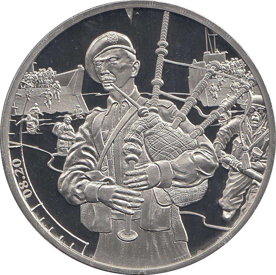 2019 5 POUNDS D DAY LANDING 8:20 ( PROOF ) - WORLD COINS - Cambridgeshire Coins