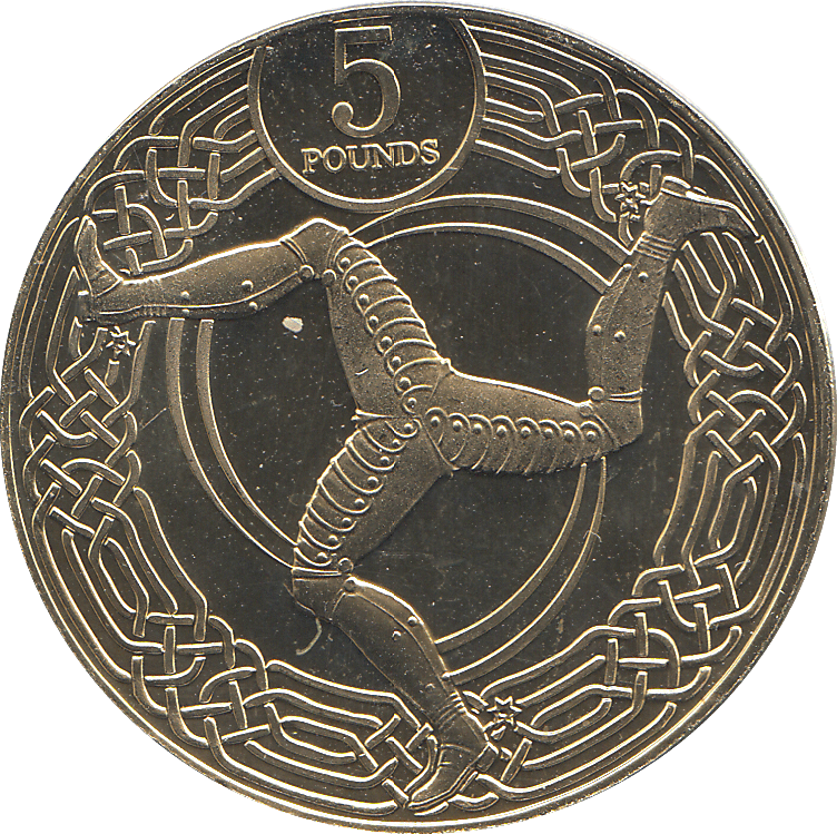 2019 5 POUNDS ISLE OF MAN ( BU ) - WORLD COINS - Cambridgeshire Coins