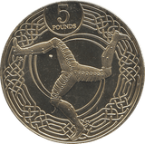 2019 5 POUNDS ISLE OF MAN ( BU ) - WORLD COINS - Cambridgeshire Coins