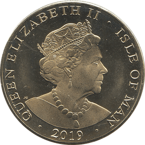 2019 5 POUNDS ISLE OF MAN ( BU ) - WORLD COINS - Cambridgeshire Coins