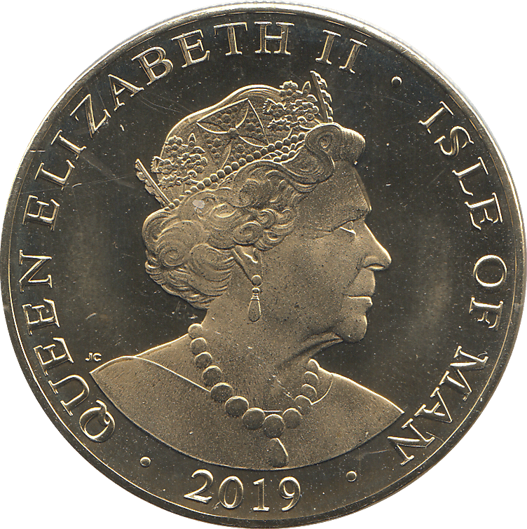 2019 5 POUNDS ISLE OF MAN ( BU ) - WORLD COINS - Cambridgeshire Coins