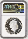 2019 £5 SILVER PROOF TWO OUNCE UNA AND THE LION ( NGC ) PF 69 ULTRA CAMEO - NGC SILVER COINS - Cambridgeshire Coins