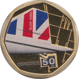 2019 50 CENTS CONCORDE PROOF - WORLD COINS - Cambridgeshire Coins