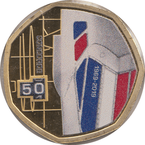 2019 50 CENTS CONCORDE PROOF - WORLD COINS - Cambridgeshire Coins