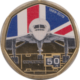 2019 50 CENTS CONCORDE PROOF - WORLD COINS - Cambridgeshire Coins