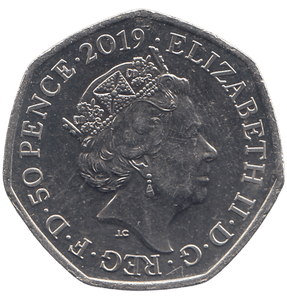 2019 50 PENCE PADDINGTON AT ST PAUL'S WITH STICKER ON THE COIN ( BU ) - 50p BU - Cambridgeshire Coins