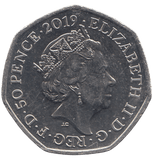 2019 50 PENCE PADDINGTON AT ST PAUL'S WITH STICKER ON THE COIN ( BU ) - 50p BU - Cambridgeshire Coins