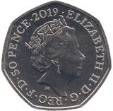 2019 50 PENCE PETER RABBIT COLOURED ( BU ) - WORLD COINS - Cambridgeshire Coins