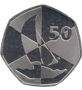 2019 50 PENCE SAILING - 50p BU - Cambridgeshire Coins