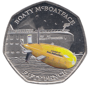 2019 50P BOATY MCBOATFACE ( BU ) - 50p BU - Cambridgeshire Coins